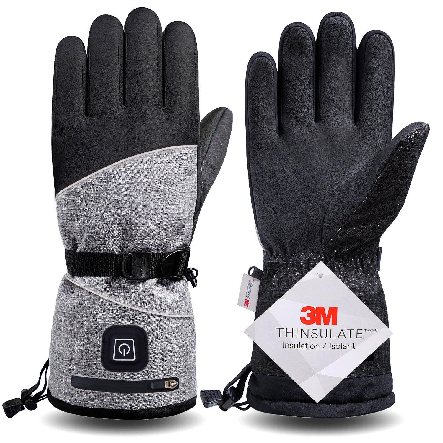 Gants d'hiver 3M Coton Chauffant Gants Electriques Thermiques Imperméables Snowboard Cyclisme Moto Ski Outdoor-thumbmail-10